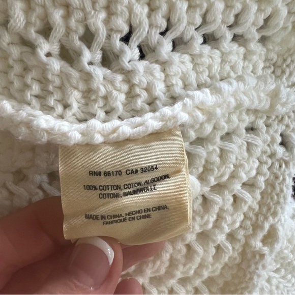 ANTHROPOLOGIE crochet knit cardigan - Picture 4 of 4